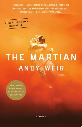 Cover of The Martian: Stranded on Mars, one astronaut fights to survive