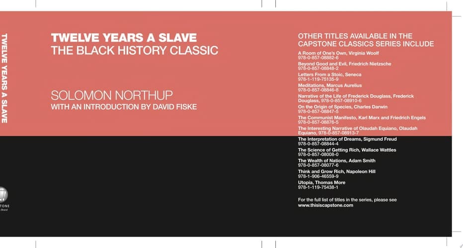 Cover of Twelve Years a Slave