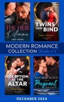 Cover of Modern Romance December 2024 Books 1-4