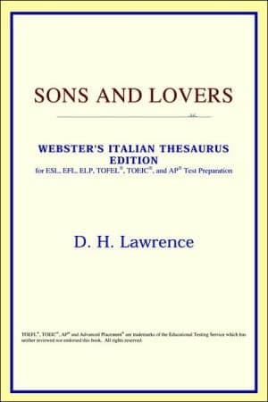 Cover of Sons and Lovers (Webster's Italian Thesaurus Edition)