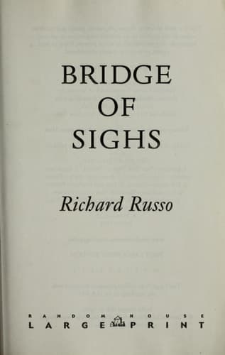 Cover of Bridge of Sighs