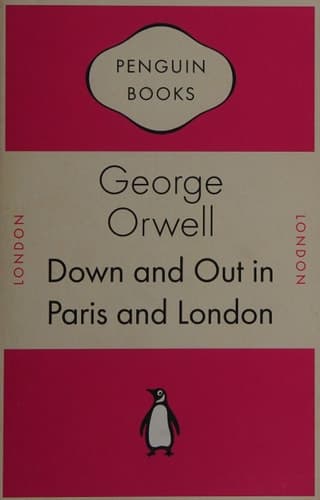 Cover of Down and out in Paris and London