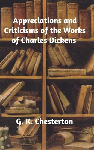 Cover of Appreciations and Criticisms of the Works of Charles Dickens