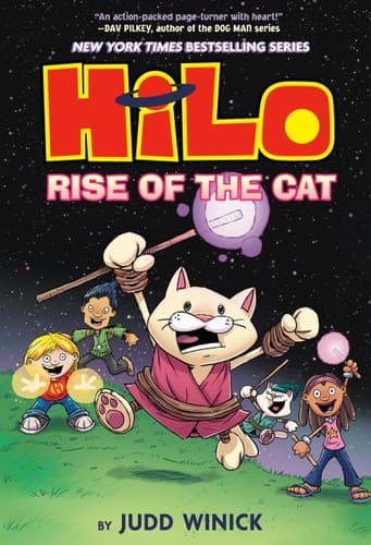 Cover of Hilo Book 10: Rise of the Cat : (a Graphic Novel)